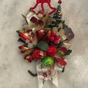 Vintage holiday corsage